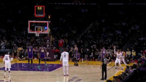 残阵湖人末节崩盘，詹皇恶意犯规葬送反扑希望