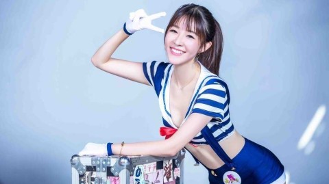 广东篮球宝贝海魂衫写真青春活力绽放