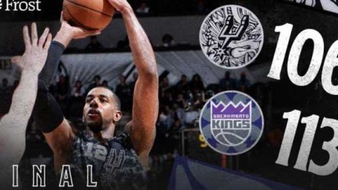 马刺123-98狂胜灰熊，文班亚马攻防两端统治比赛