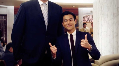 姚明领衔迪士尼最萌身高差盛宴