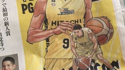 井上雄彦挥毫报端：那些在新闻纸间跃动的篮球瞬间