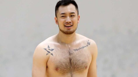 赤膊纹身显霸气，男篮北仑冲刺里约