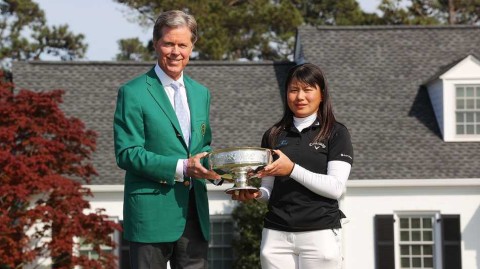 樱花飞舞荣耀时刻：梶谷翼加冕奥古斯塔女子业余赛王冠