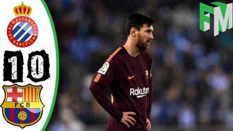 梅西独造四球导演大逆转，巴萨主场4-1血洗西班牙人