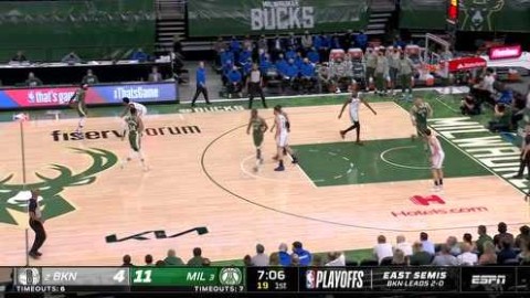 篮网主场击退雄鹿收获两连胜，替补奇兵末节罚球制胜