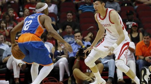 周琦季前赛闪光 火箭狂胜上海迎两连胜