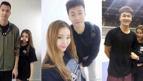 篮球宝贝的追光日记：与宏远众将的“小鸟依人”瞬间