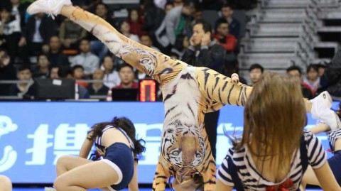 华南虎主场制伏福建三分大队 篮球宝贝靓装起舞点燃寒冬