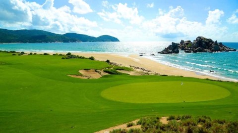 神州半岛海风与果岭的交响