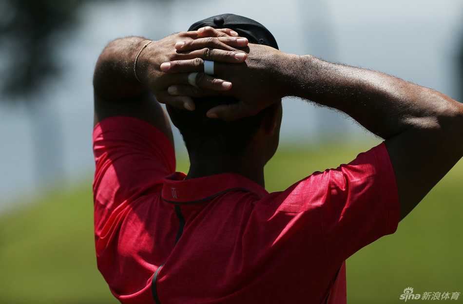 猛虎苏醒记:伍兹赛场搏击录 伍兹果断推杆,小球沿预定路线滚向洞杯