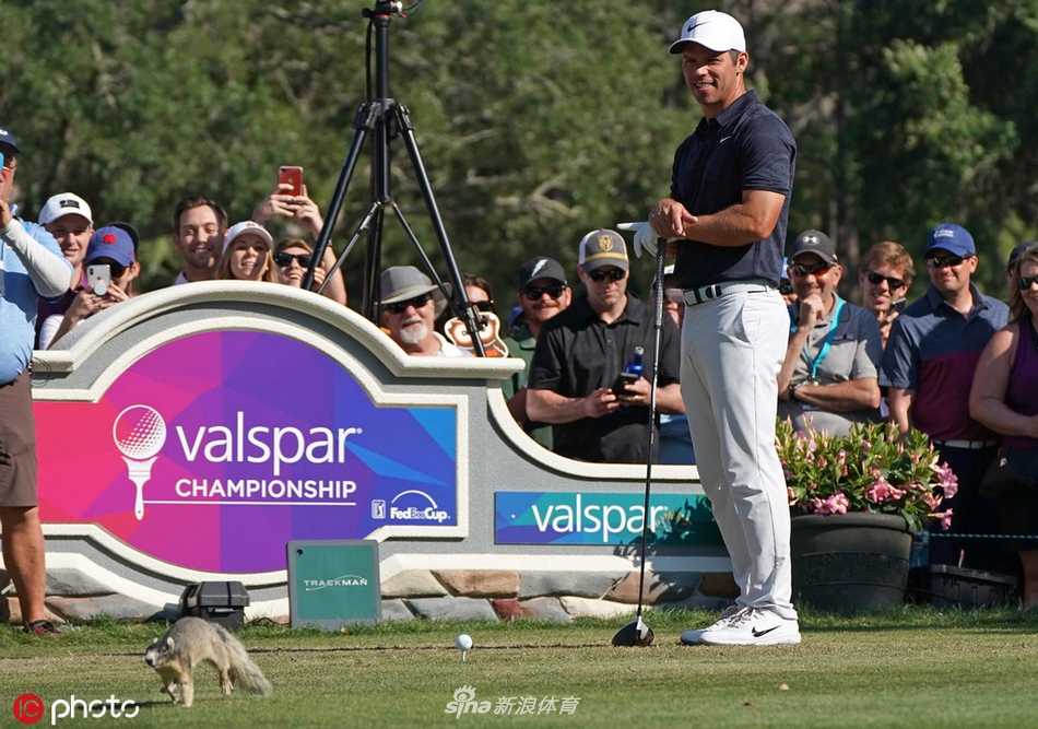 西班牙球星琼·拉姆在开球后表情严肃，对球路不甚满意，展现了赛场上的严苛自我要求。