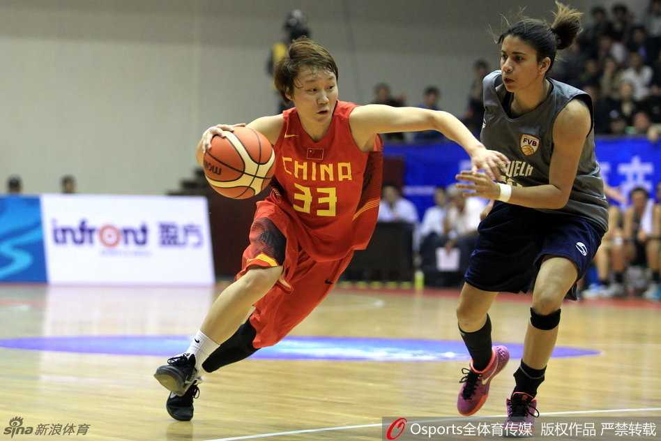 女篮富阳奏凯歌 高位策应显神通 女篮中锋背身强打,篮下技巧稳扎稳打