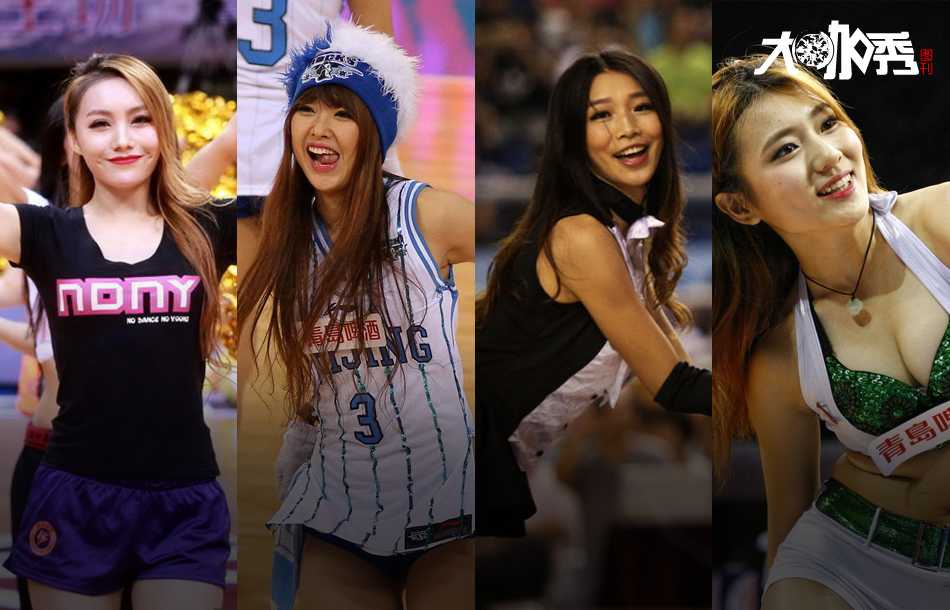 篮球宝贝身着亮黄色舞裙，在赛场中央纵身一跃，飞扬的发丝与灿烂的笑容，仿佛将整个球馆的阳光都聚集在了身上。