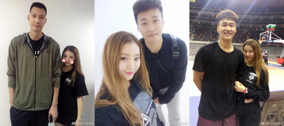 篮球宝贝的追光日记:与宏远众将的“小鸟依人”瞬间 黄逸辉依偎在易建联身旁,巨大的身高差下她笑靥如花,眼中满是对老大哥的崇拜与亲切,画面温馨动人。