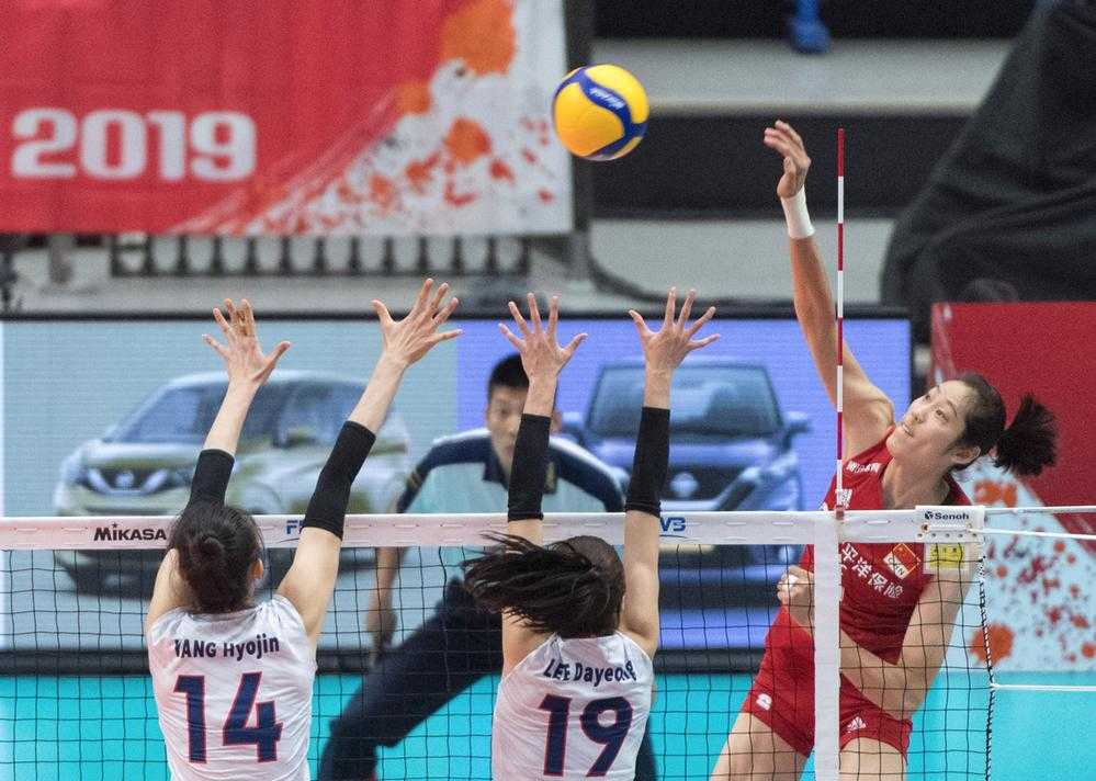 世界女排联赛宁波站比利时3-0横扫韩国 世界女排联赛宁波站比利时3-0横扫韩国