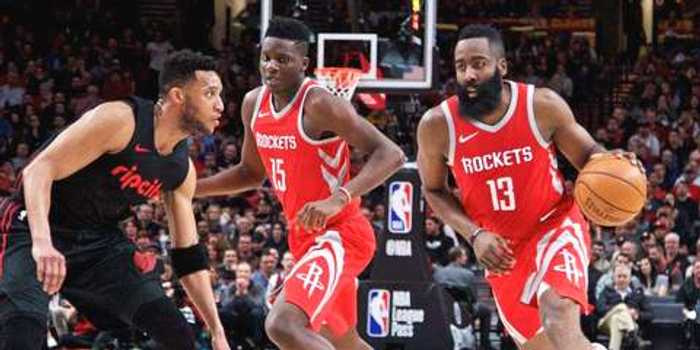 标题：周琦生涯最高6分+大帽，火箭125-95血洗掘金