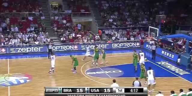 郭艾伦22分难阻男篮末节崩盘，热身赛84-90负巴西